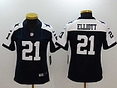 Women Limited Nike Dallas Cowboys #21 Ezekiel Elliott Navy Blue Thanksgiving Vapor Untouchable Player Jersey,baseball caps,new era cap wholesale,wholesale hats